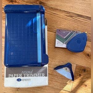 Creative Memories Mini Paper Cutter, Tape Runner, and Corner Rounder Cutter
